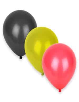 100 Deutschland Luftballons schwarz rot gelb