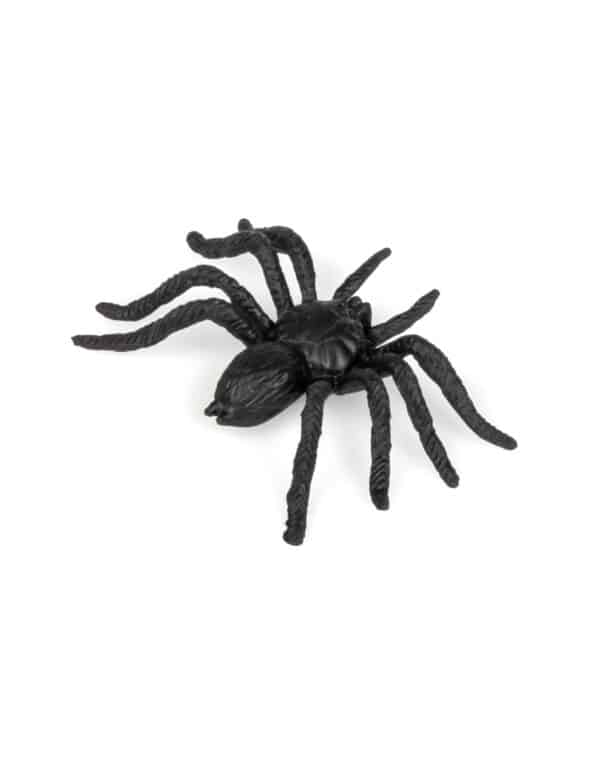 Gruselige Spinnen Halloween Party-Deko schwarz 12 Stück