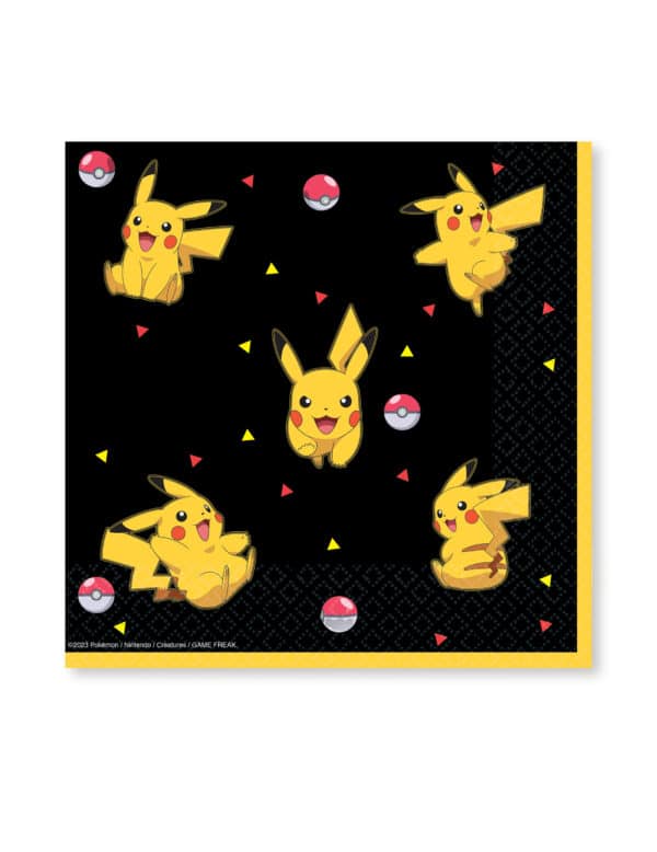 16 Pokémon Papierservietten 33 x 33 cm