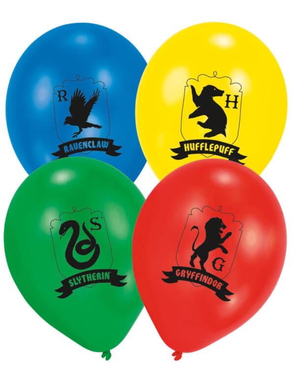 6 Harry Potter Hogwarts Latexballons 27 cm