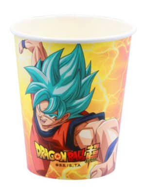 Dragon Ball Z-Becher 8 Stück gelb-orange 250ml