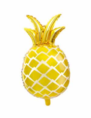 Ananas-Luftballon Sommerparty-Deko gelb-gold 48x67cm