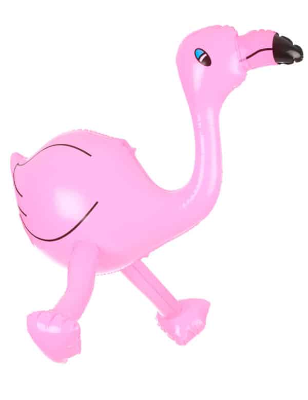 Aufblasbarer Flamingo Partydeko rosa