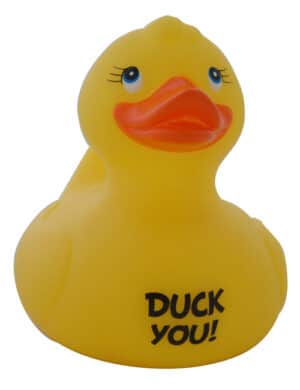 Badeente Duck You Geschenkidee gelb-orange 10