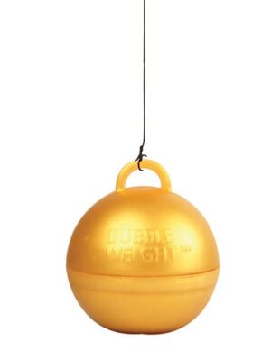 Ballon Gewicht für Helium Luftballons gold