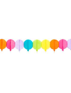 Ballon-Girlande Partydeko bunt 4m