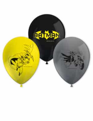 Batman Latex Ballons 8 Stück bunt 26 cm