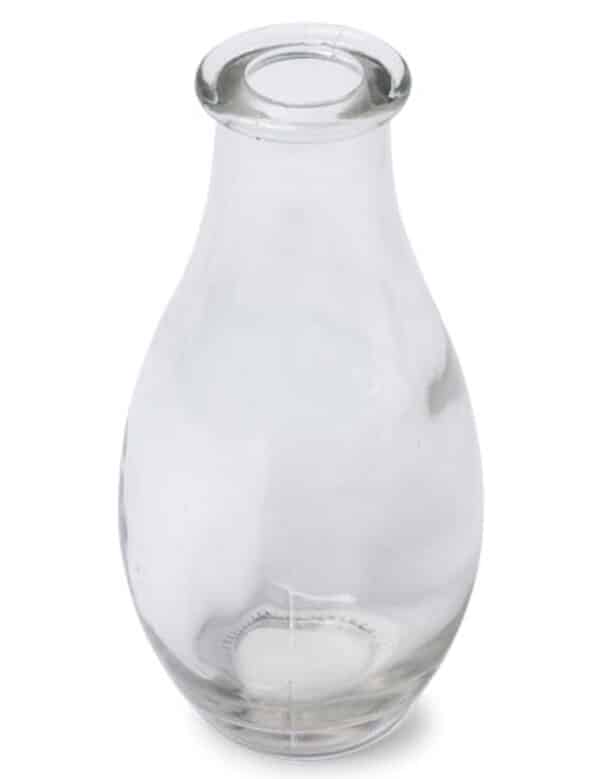 Blumenvase Hochzeitsdeko transparent 14cm