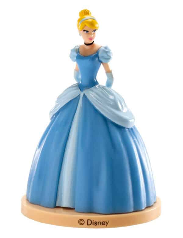 Cinderella-Kuchendeko Figur blau 8cm
