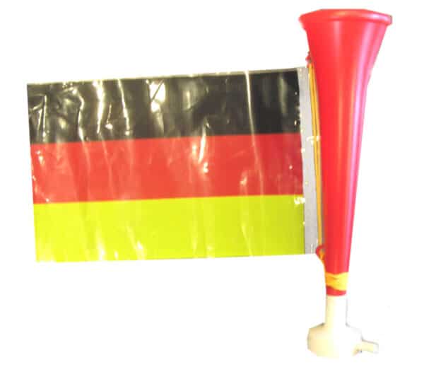 Deutschland Fußball-Trompete mit Flagge
