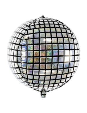 Disco-Ballon Discokugel Partydeko 40 cm