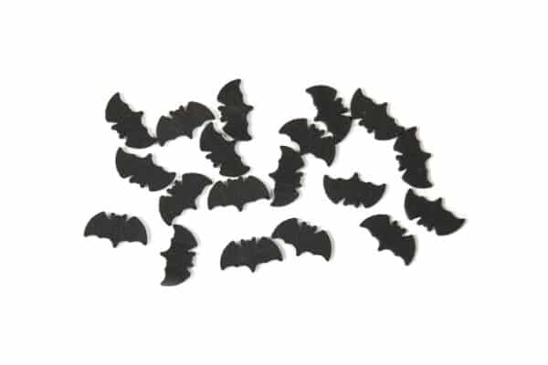Fledermaus Konfetti Halloween-Deko schwarz 10g