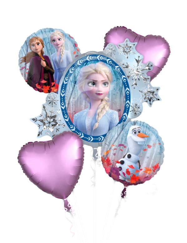 Frozen 2-Luftballonstrauß 5-teilig bunt