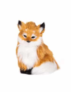 Fuchsfigur Weihnachtsdeko 12 cm