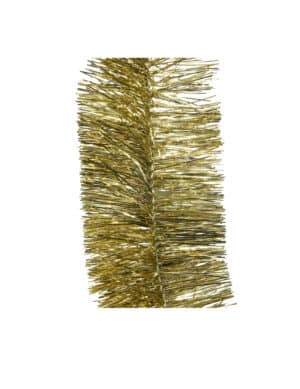 Funkelnde Weihnachts-Girlande für Tannenbaum goldfarben 270 cm