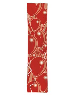 Geburtstags-Banner Luftballons Party-Deko rot 300x60cm