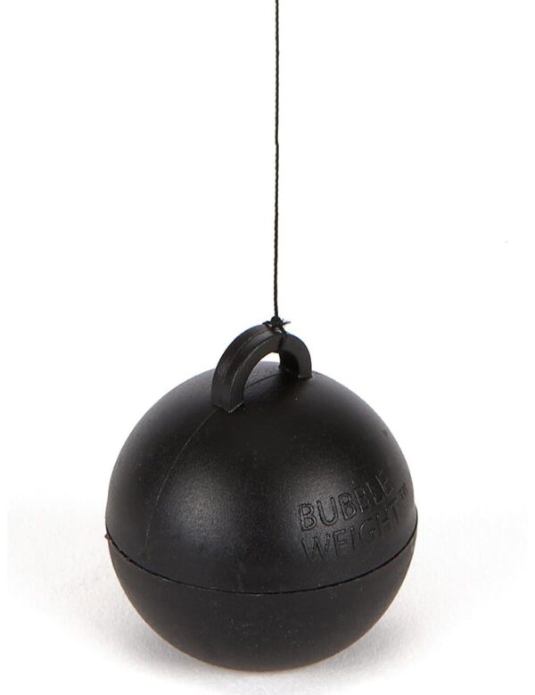 Gewichte-Ballon schwarz 5 x 4