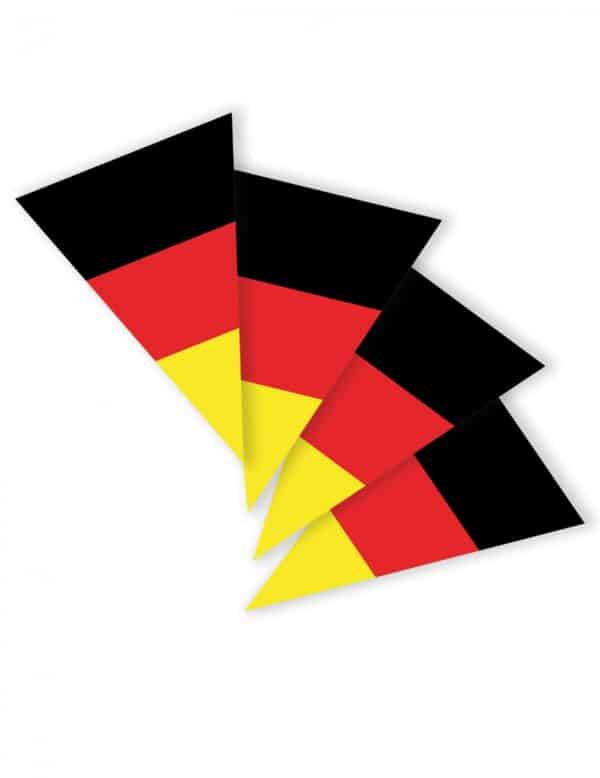 Girlande Deutschland 5m schwarz-rot-gold