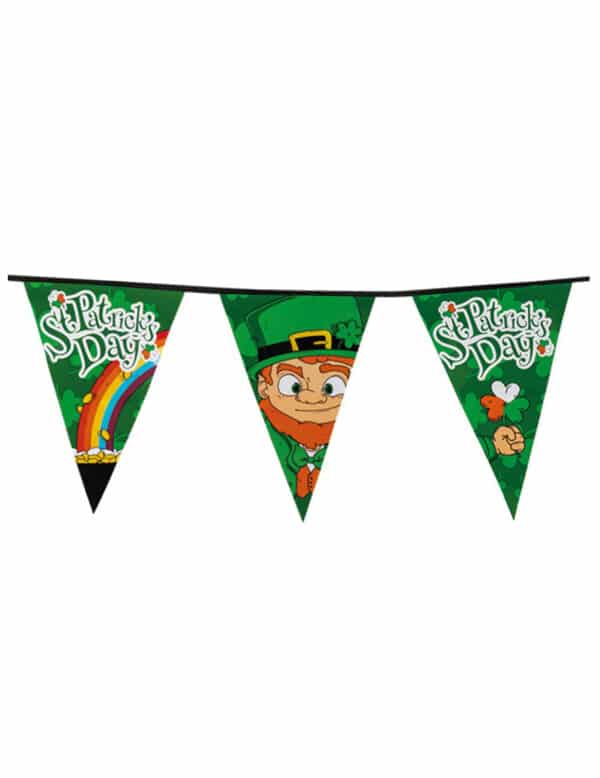 Girlande mit Wimpel 8 m Saint Patrick's Day