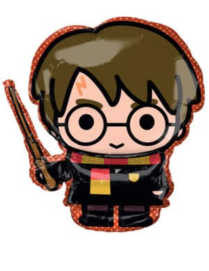 Harry Potter-Luftballon Chibi Partydeko bunt 68x63 cm