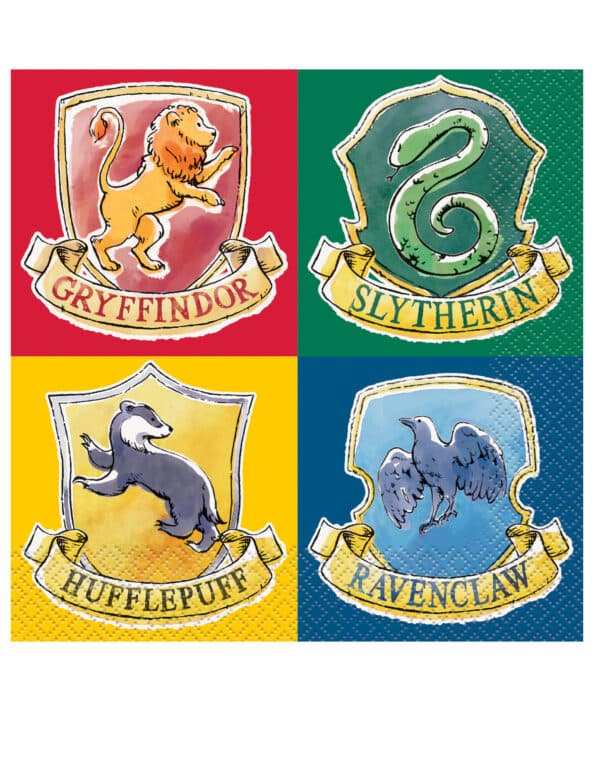 Harry Potter Servietten 16 Stück bunt 33 x 33 cm