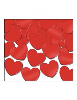Herz-Konfetti Valentinstag-Deko rot 28 g