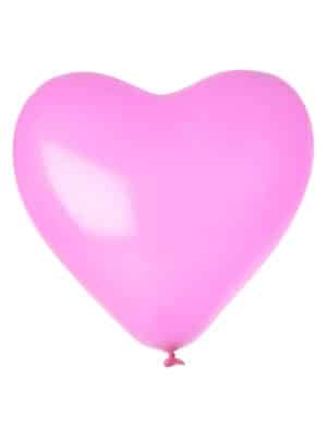 Herz Luftballon-Set 12 Stück Ballons Party-Deko rosa 33cm