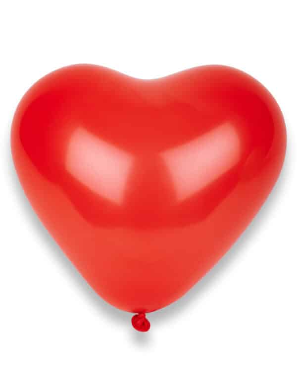 Herz Luftballons Party Zubehör 50 Stück rot