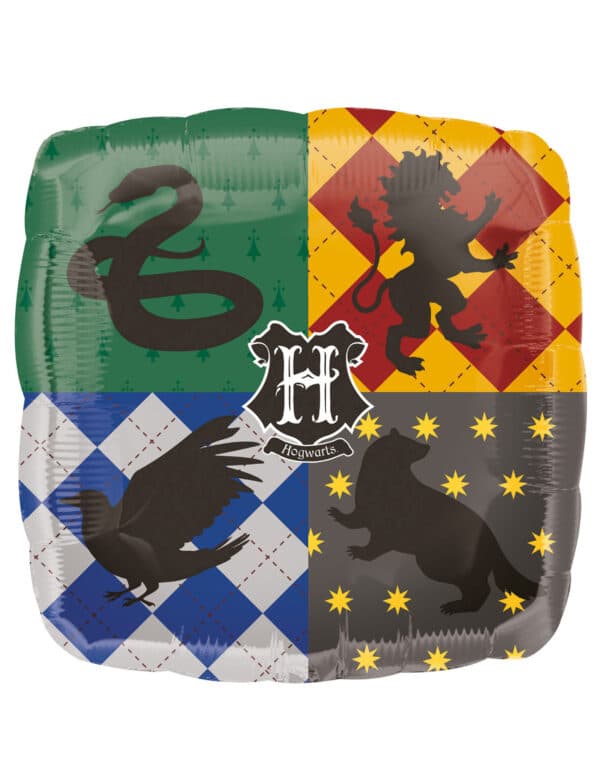 Hogwarts-Luftballon Harry Potter quadratisch Partydeko bunt 43x43 cm