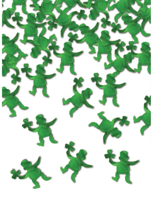 Leprechaun-Konfetti Tischkonfetti Partydeko grün 42 g
