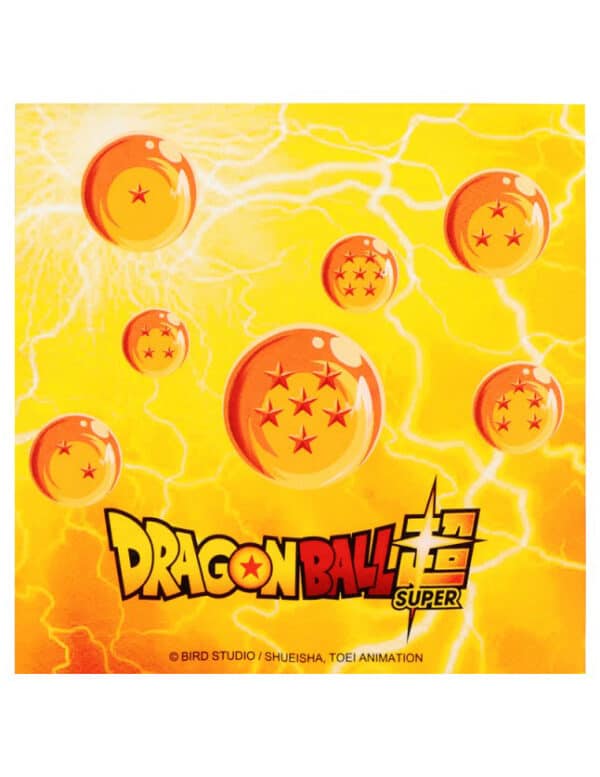 Dragon Ball Z-Servietten 20 Stück gelb-orange 33x33cm