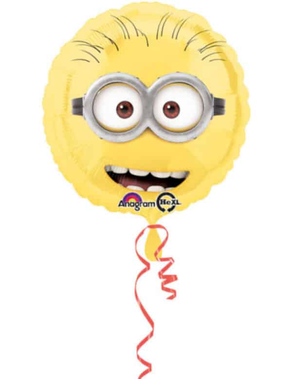 Lustiger Minions-Ballon gelb 43cm