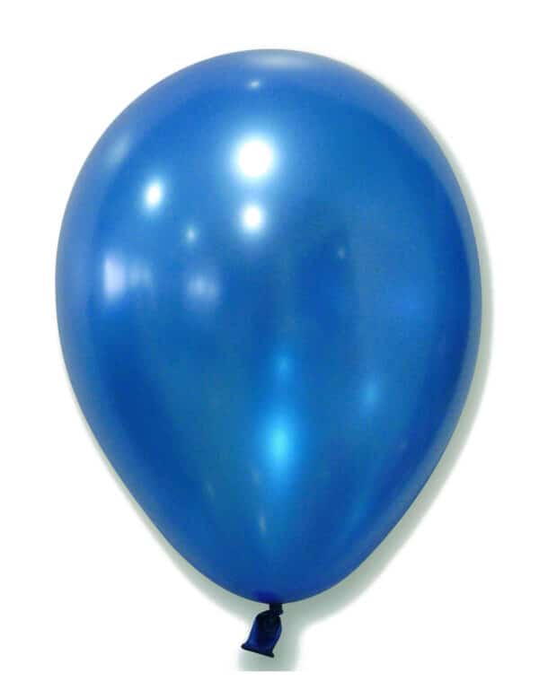 Metallic Luftballons Ballons Party-Deko 100 Stück blau 30cm