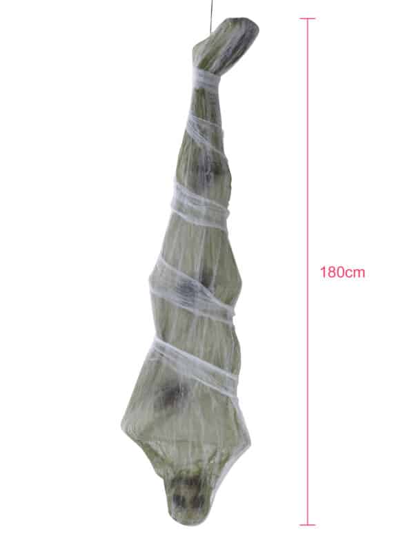 Mumien-Hängedeko Leiche Halloweendeko beige 130 cm