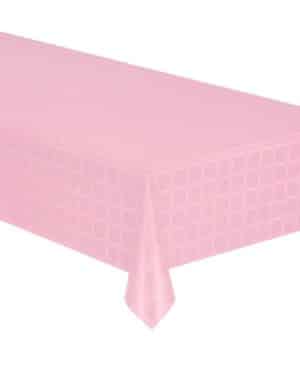 Papier-Tischdecke auf Rolle rosa 6 m