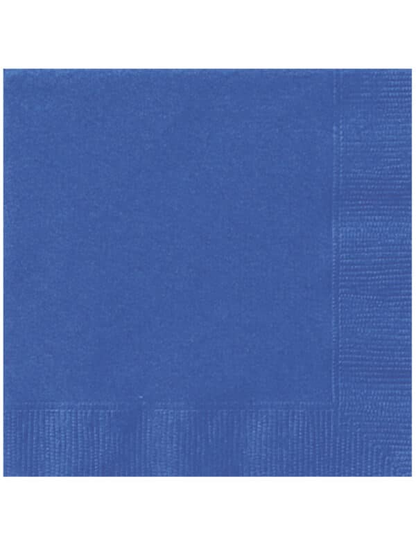 Papierservietten 20 Stück blau 33 x 33 cm