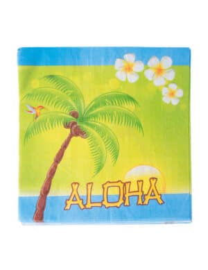 Papierservietten Aloha Sommerparty 20 Stück bunt