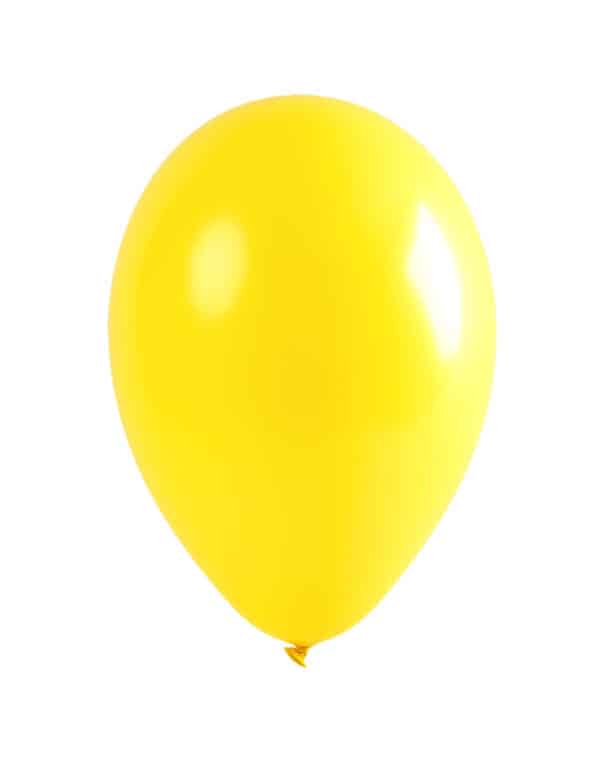 Party-Luftballons Party-Deko 12 Stück gelb 28cm
