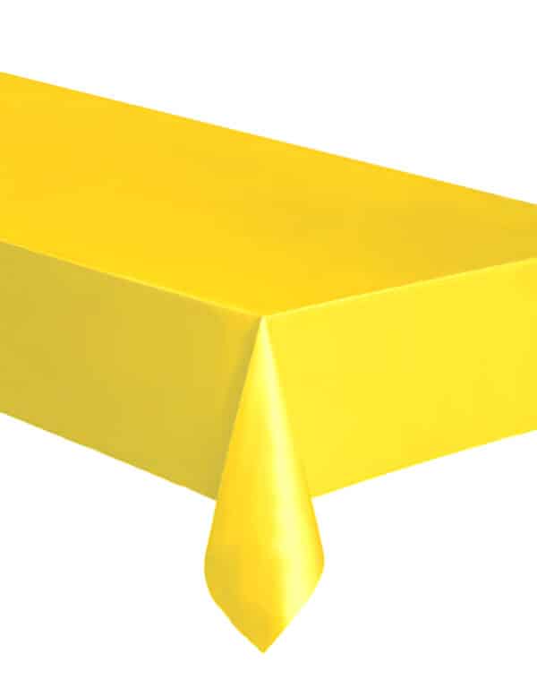 Party-Tischdecke gelb 137x274cm