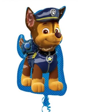 Paw Patrol Folienluftballon Chase Lizenzware blau 58x78cm