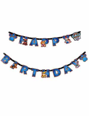 Paw Patrol-Geburtstagsgirlande Happy Birthday blau 2m