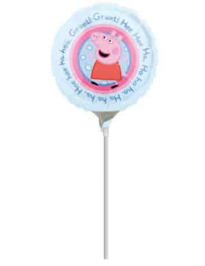 Peppa Wutz Ballon hellblau bunt 23cm