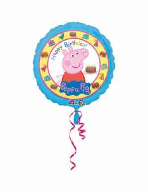 Peppa Wutz Happy Birthday Folien-Luftballon bunt 43cm