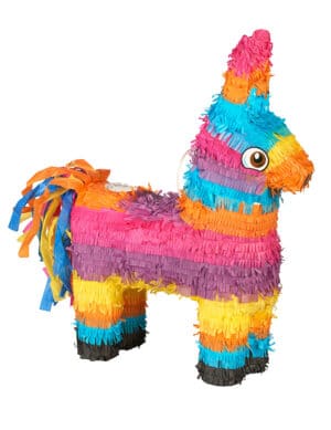 Piñata Lama Partyspiel bunt