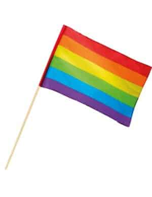 Regenbogen Flagge Party-Deko bunt 30x45cm