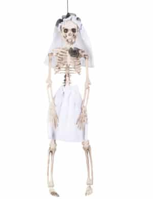 Skelett Braut Halloween-Hängedeko 40 cm
