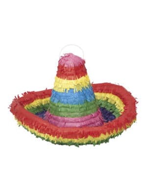 Sombrero-Piñata Partydeko bunt