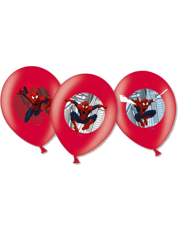 Spiderman Luftballons 6 Stück Lizenzware