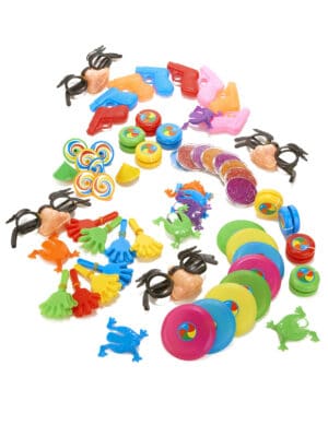 Spielzeug Set Piñatafüllung 64-teilig bunt