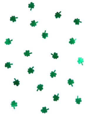 St. Patrick's Day Konfetti Kleeblätter grün 28g